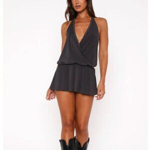 Favourite Moment Mini Dress Charcoal, M